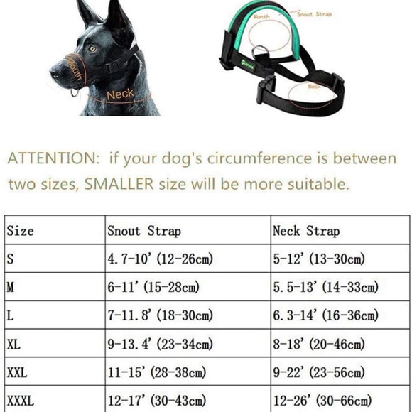 New Lepark Nylon Dog Muzzle for Large Dogs Prevent from Biting - Picture 2 of 11